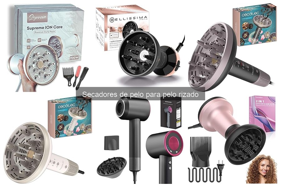 Guía de compra de secadores para pelo rizado
