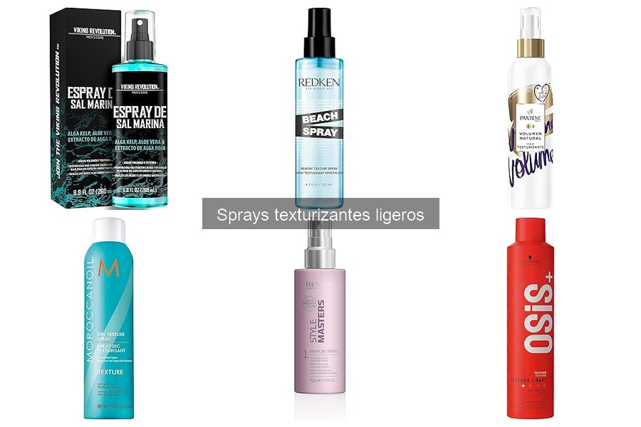 Guía de Compra de Sprays Texturizantes Ligeros para Cabello