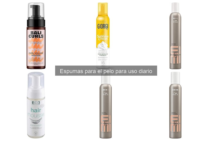 Guía para elegir la mejor espuma para el pelo