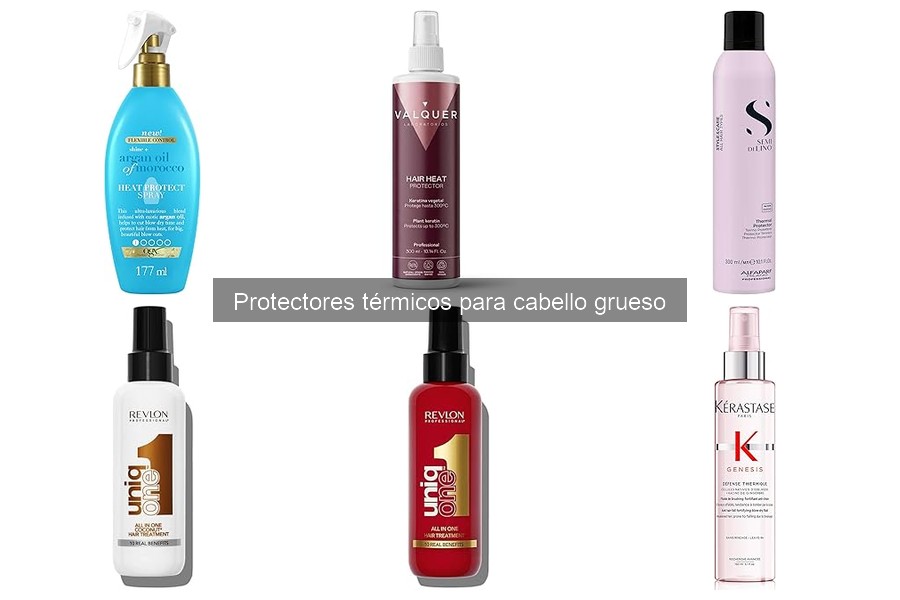 Ingredientes Clave en Protectores Térmicos para Cabello Grueso