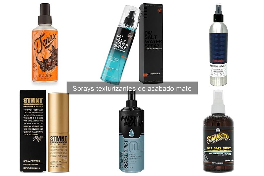 Ingredientes Clave en Sprays Texturizantes Mate