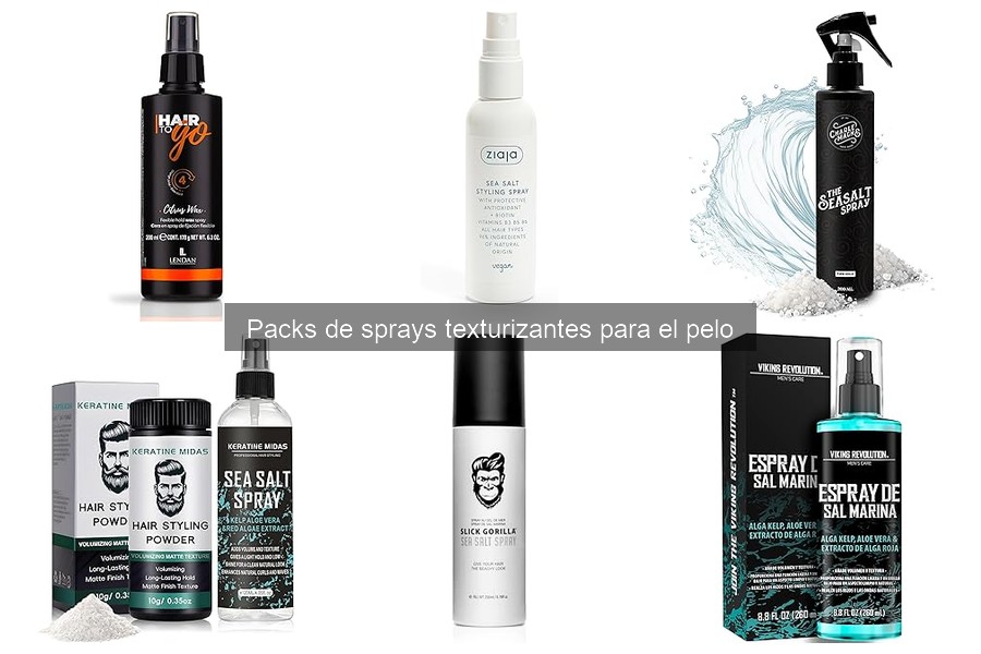 Ingredientes Clave en Sprays Texturizantes para el Pelo
