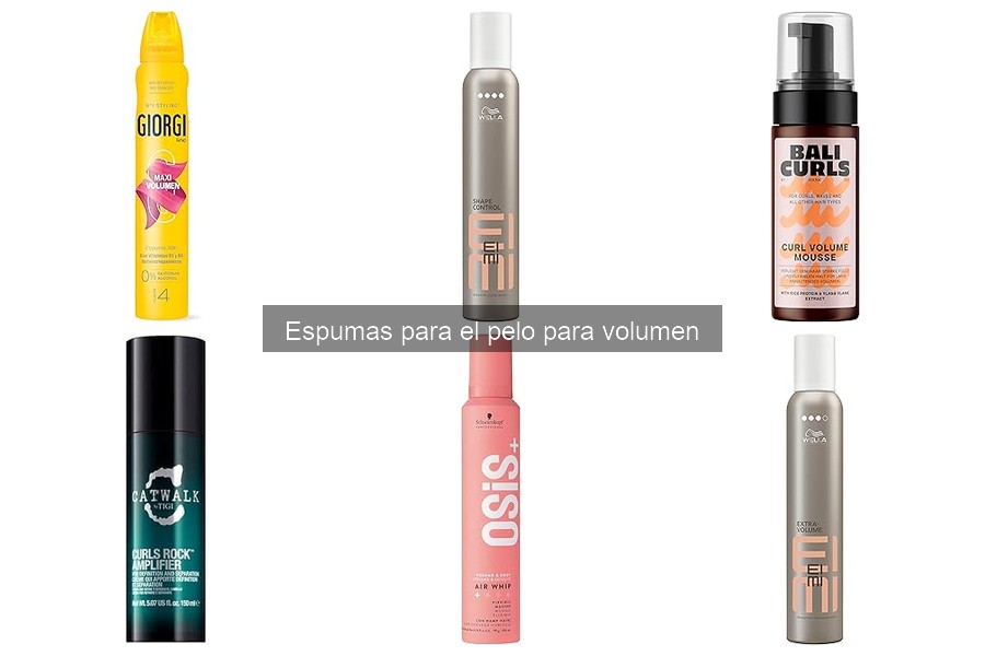 La mejor espuma para cabello fino: comparativa 2023