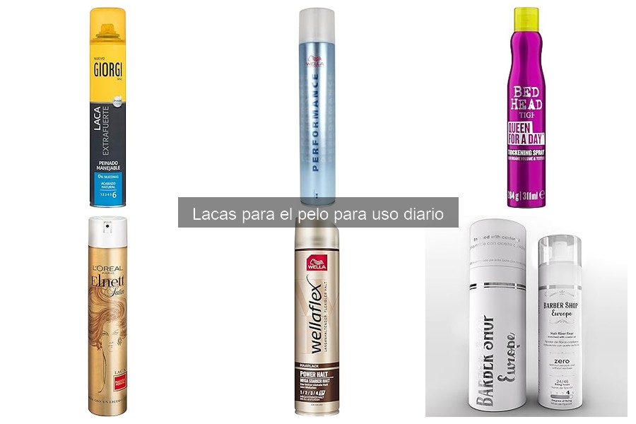 Laca para el cabello: impacto y daños capilares