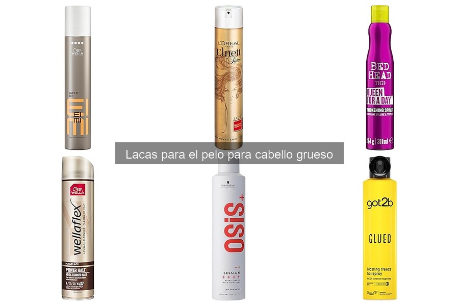 Lacas para cabello grueso: precios y dónde comprarlas