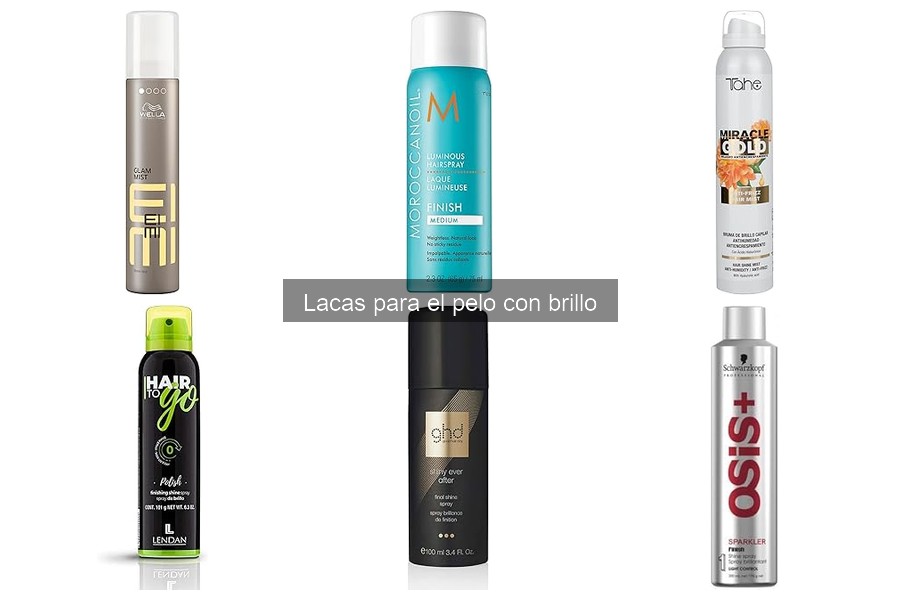 Lacas para el cabello brillantes que no apelmazan