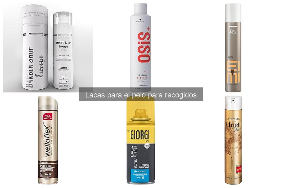 Lacas para recogidos sin residuos: ¡mantén tu cabello perfecto!
