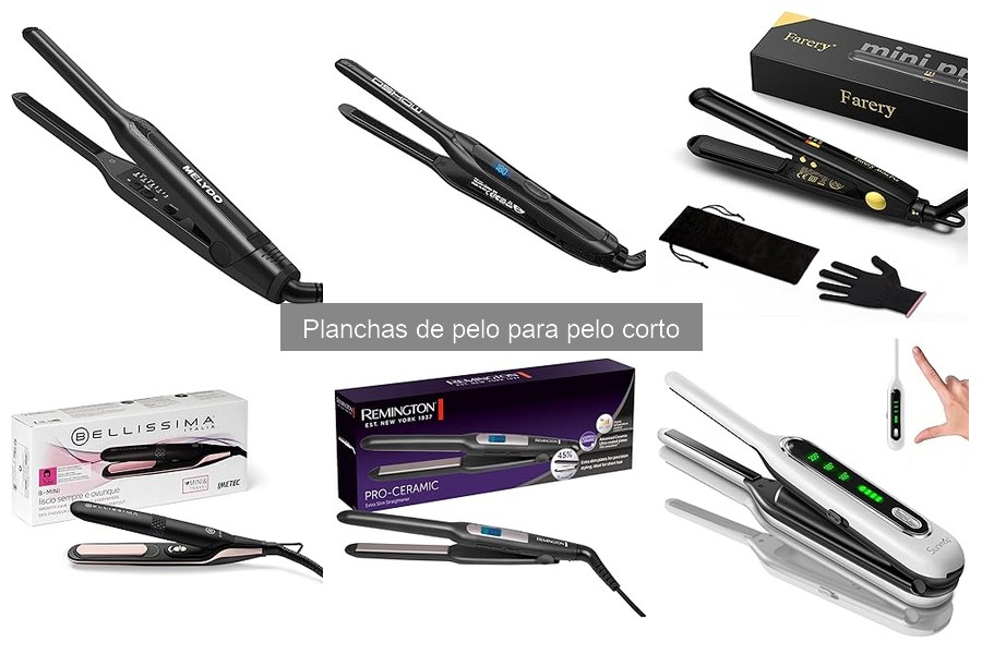 Las mejores planchas para pelo corto: comparativa esencial