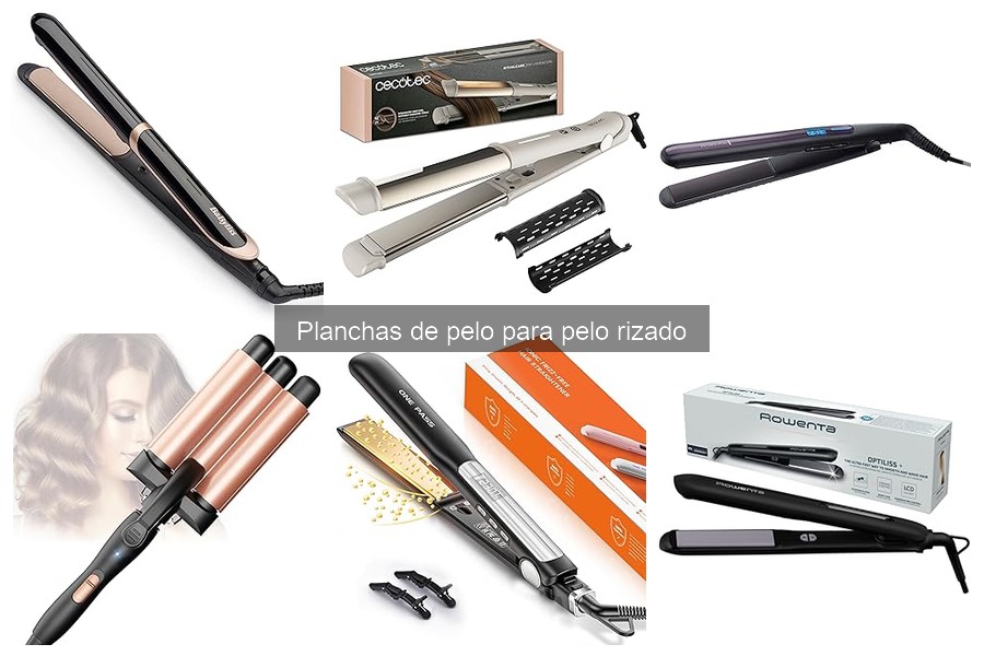 Las mejores planchas para pelo rizado: reseñas y opiniones