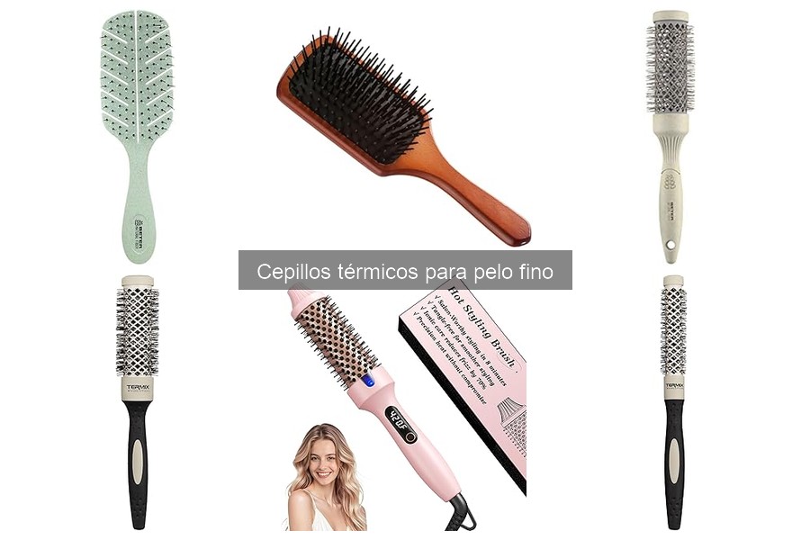 Mantenimiento y limpieza de cepillos térmicos para cabello fino