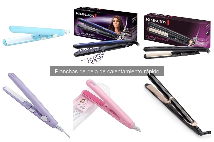 Mantenimiento y limpieza de planchas de pelo de calentamiento rápido