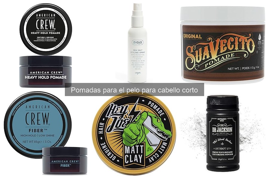 Mantenimiento y limpieza de pomadas para el cabello corto