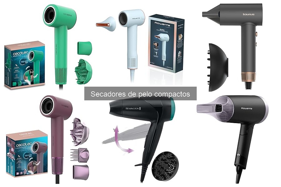 Mejor secador de pelo compacto para viajes: comparativa 2023