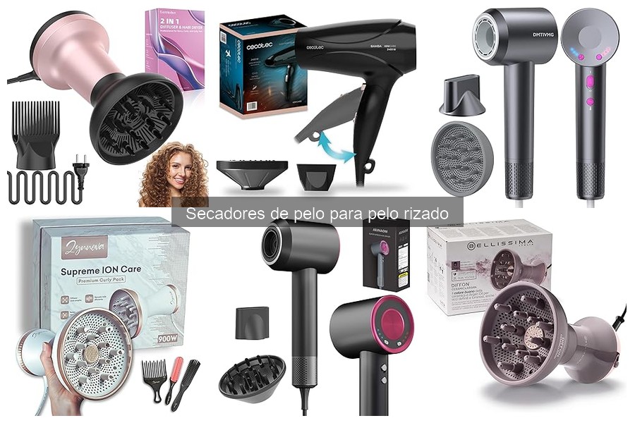 Mejores accesorios para secadores de pelo rizado