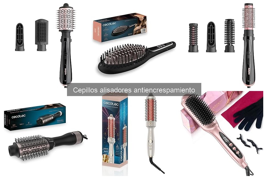 Mejores cepillos alisadores antiencrespamiento para cabello rizado