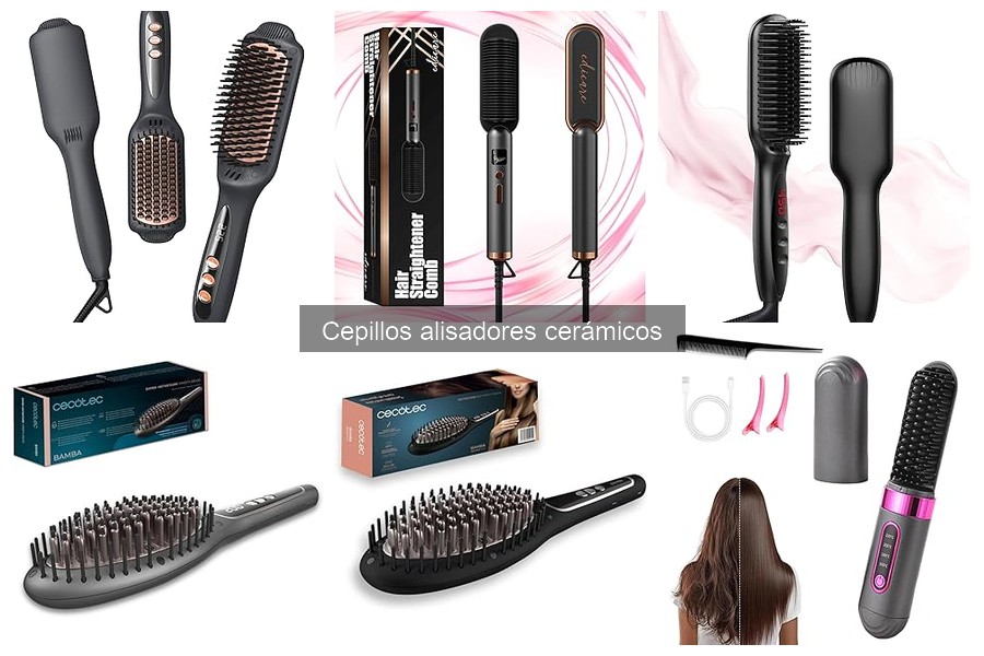Mejores cepillos alisadores cerámicos para cabello rizado