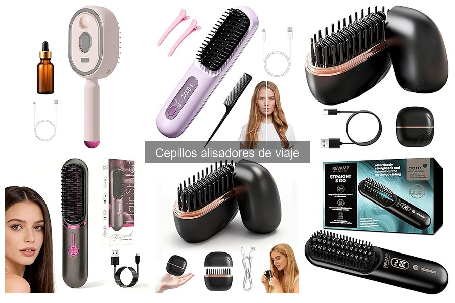 Mejores cepillos alisadores de viaje para cabello rizado