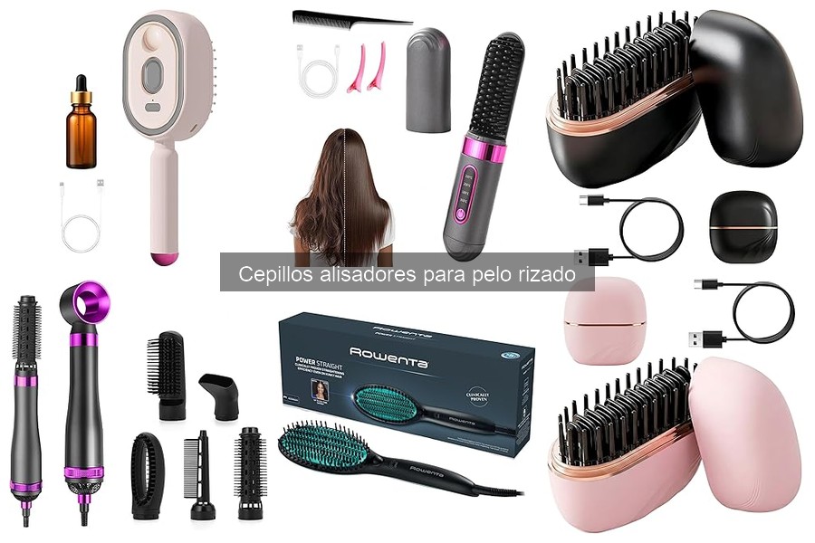 Mejores cepillos alisadores para cabello rizado: comparativa 2023