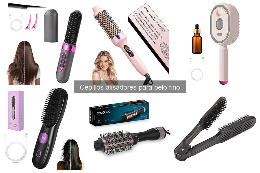 Mejores cepillos alisadores para pelo fino en 2023