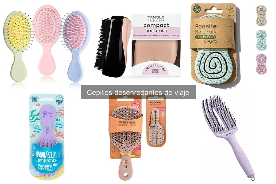 Mejores cepillos desenredantes de viaje para cabello rizado