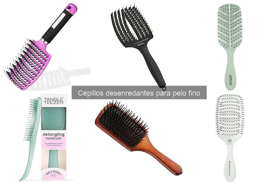 Mejores cepillos desenredantes para pelo fino en 2023