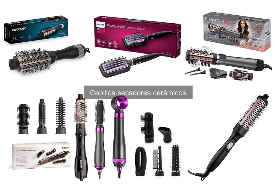 Mejores cepillos secadores cerámicos para cabello dañado