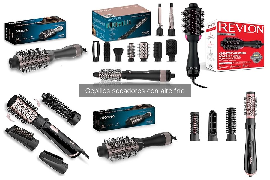 ** Mejores cepillos secadores con aire frío para cabellos rizados