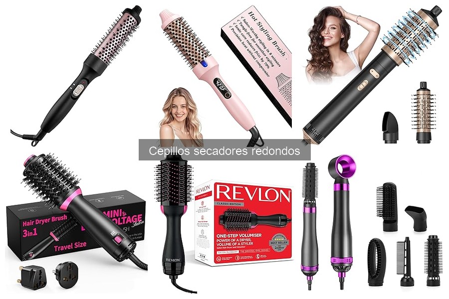Mejores cepillos secadores redondos para cabello fino
