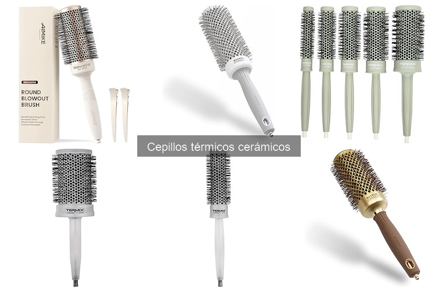 Mejores cepillos térmicos cerámicos para cabello rizado