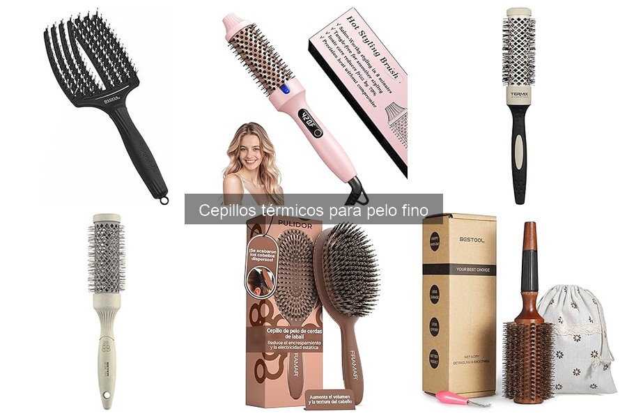 Mejores cepillos térmicos para cabello fino en 2023
