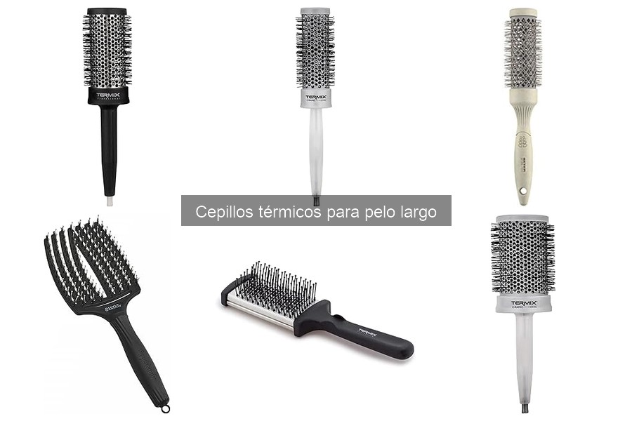 Mejores cepillos térmicos para cabello largo en 2023