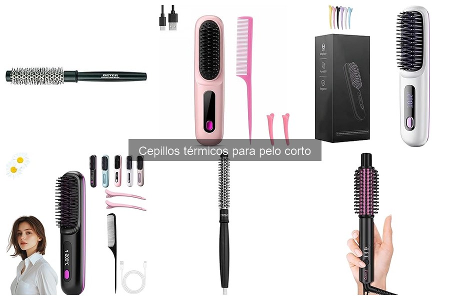 Mejores cepillos térmicos para pelo corto en 2023