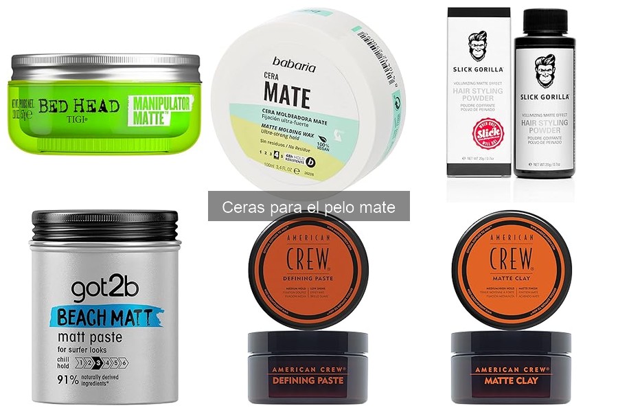 Mejores ceras mate para cabello rizado: comparativa 2023