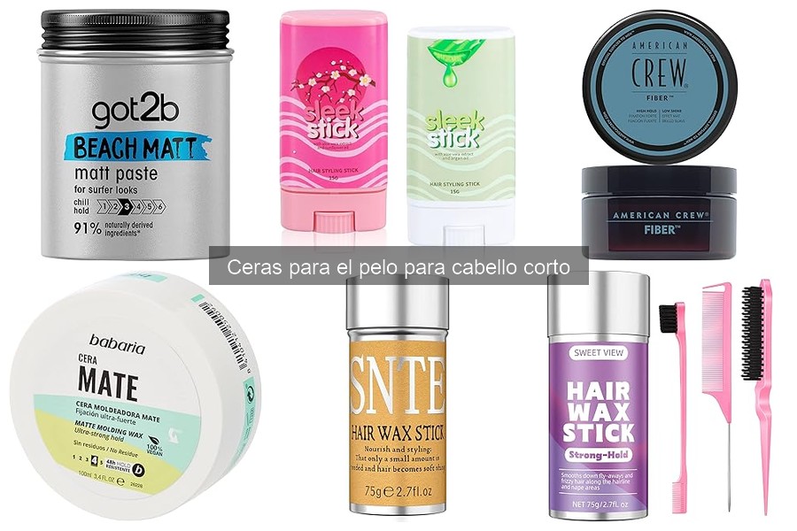 Mejores ceras para cabello corto: comparativa de marcas