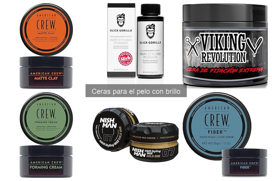 Mejores ceras para el pelo con brillo: comparativa de marcas
