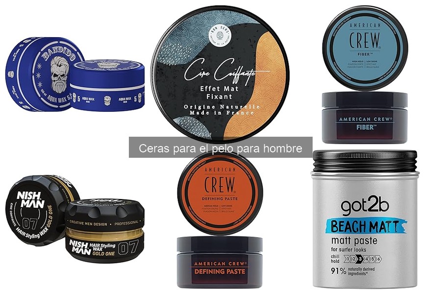 Mejores ceras para el pelo rizado en hombres: comparativa 2023