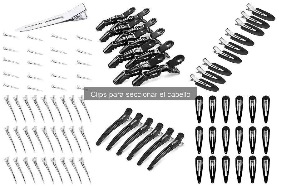 Mejores clips para seccionar el cabello según tu tipo