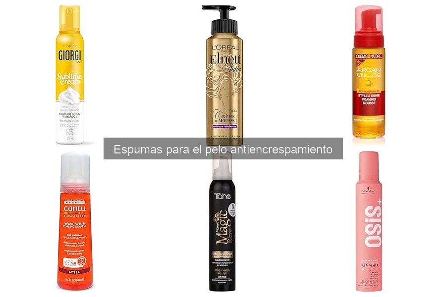 Mejores espumas antiencrespamiento para cabello rizado