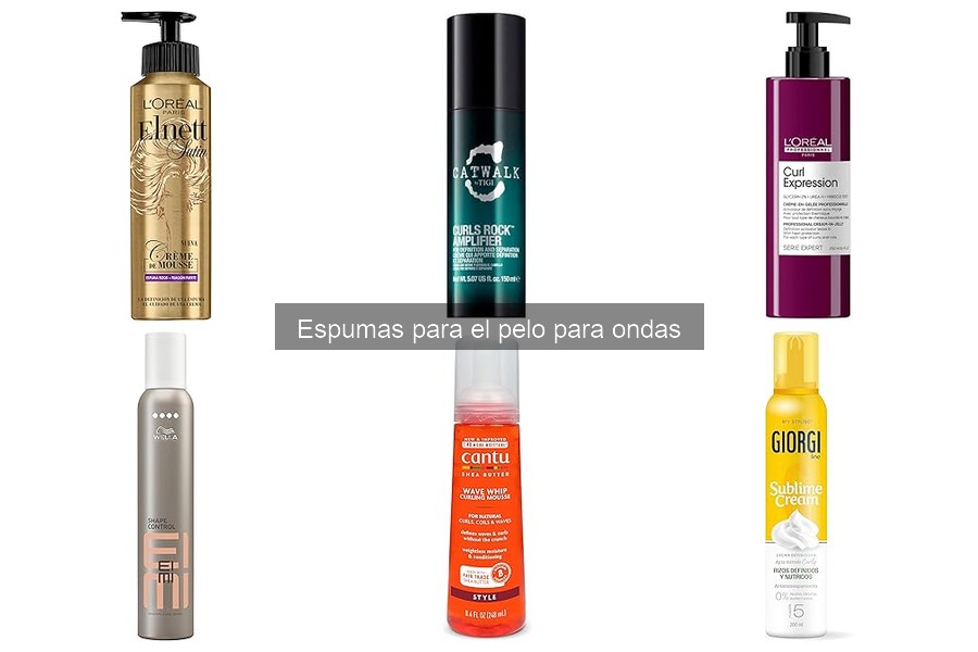 Mejores espumas para ondas según tipo de cabello