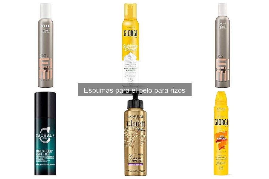 Mejores espumas para rizos según tipo de cabello