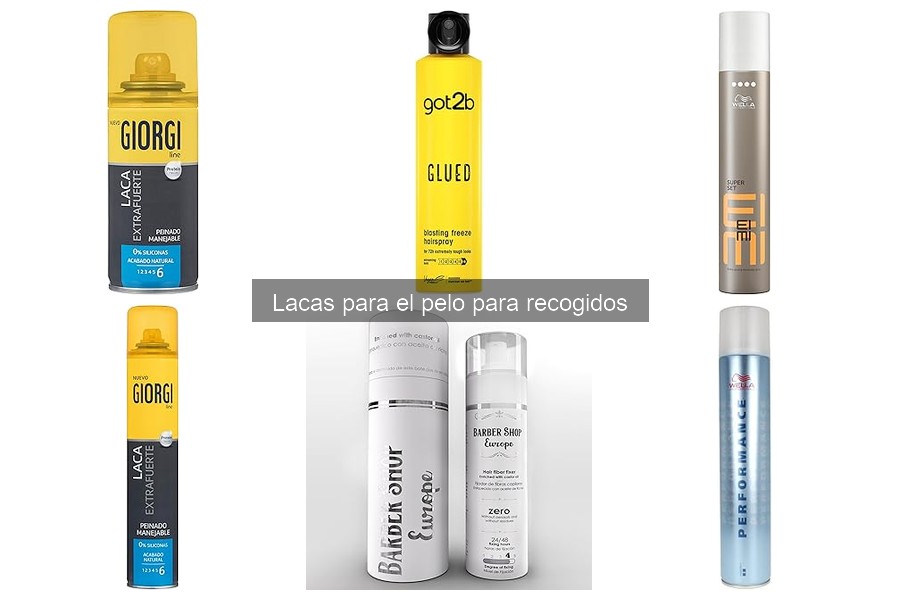 ** Mejores lacas para recogidos en climas húmedos