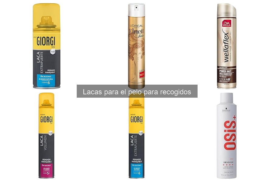 Mejores lacas para recogidos según tipos de cabello