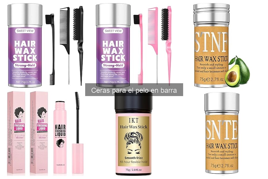 Mejores lugares para comprar ceras para el pelo en barra