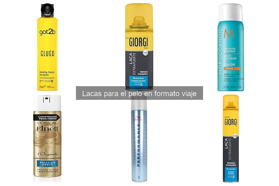 Mejores lugares para comprar laca de pelo en formato viaje