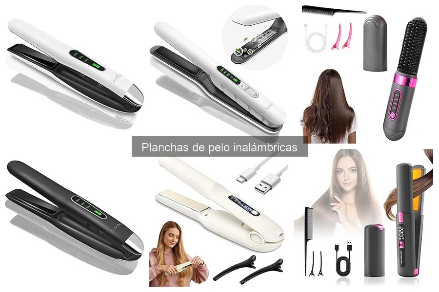 Mejores ofertas y precios de planchas de pelo inalámbricas