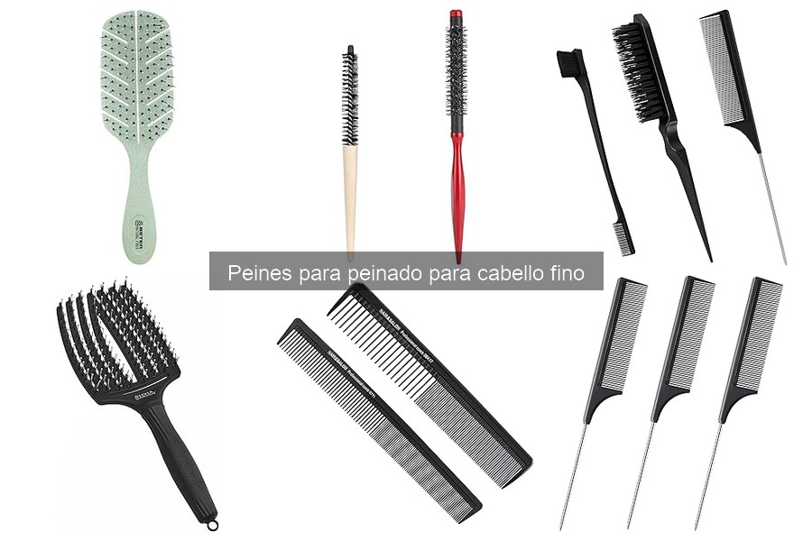 Mejores peines para cabello fino: tipos y recomendaciones
