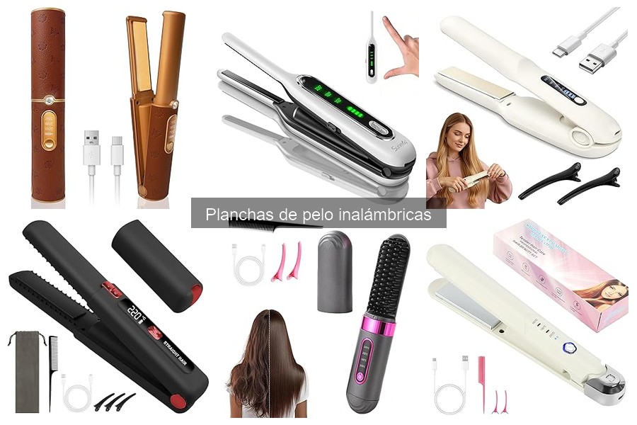 Mejores Planchas de Pelo Inalámbricas del Mercado en 2023