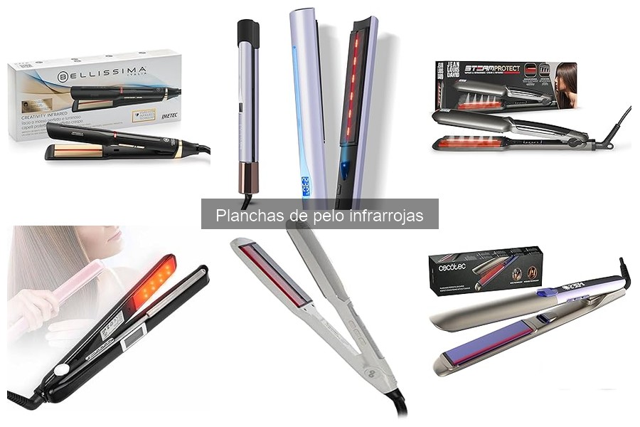 Mejores planchas de pelo infrarrojas para cabellos rizados