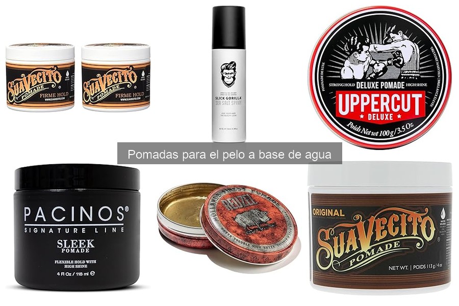 Mejores pomadas para el pelo a base de agua comparativa