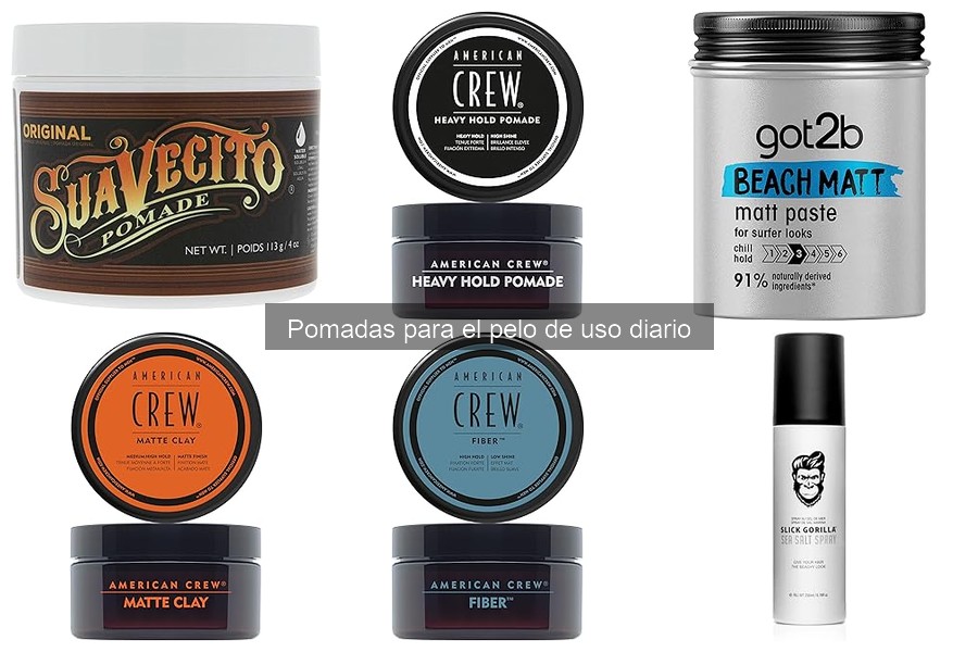 Mejores pomadas para el pelo: Comparativa y recomendaciones